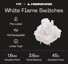 Higround Amethyst WF Free Mechanical USB-C Wired Gaming Keyboard 6