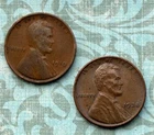 COOL LOT of 116-YEAR-OLD 1910 "P" (Fine) & 1938"P" ("AU") Wheaties!