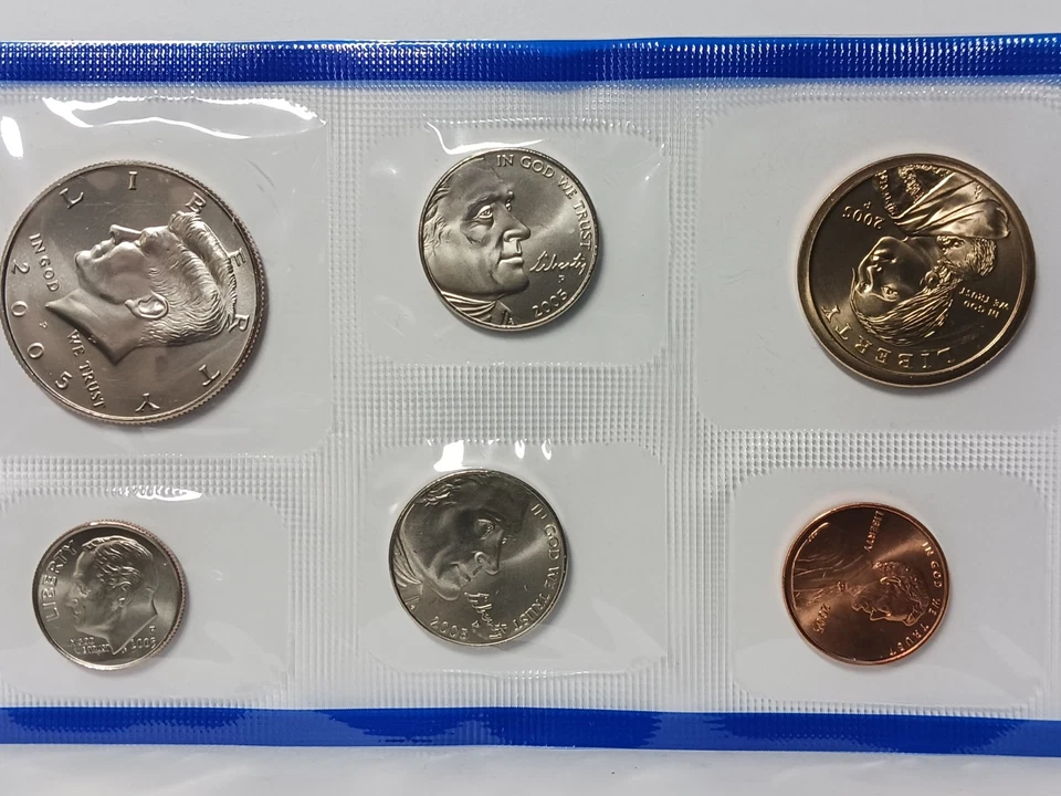 2005 US Mint Coin Set Uncirc. P&D 22 Coins OGP COA - Image 4 of 4