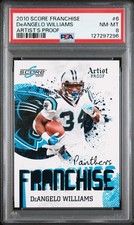 2010 Score DeAngelo Williams Franchise Artist's Proof /32 PSA 8 POP 1  eBay 1/1