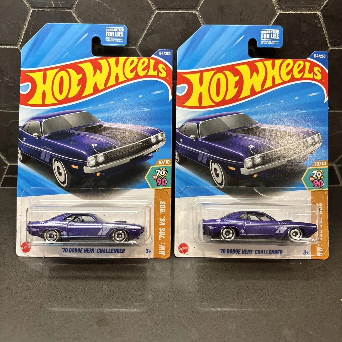 Hot Wheels 1970 Dodge HEMI Challenger-Purple- Set of (2) 10/10 | eBay