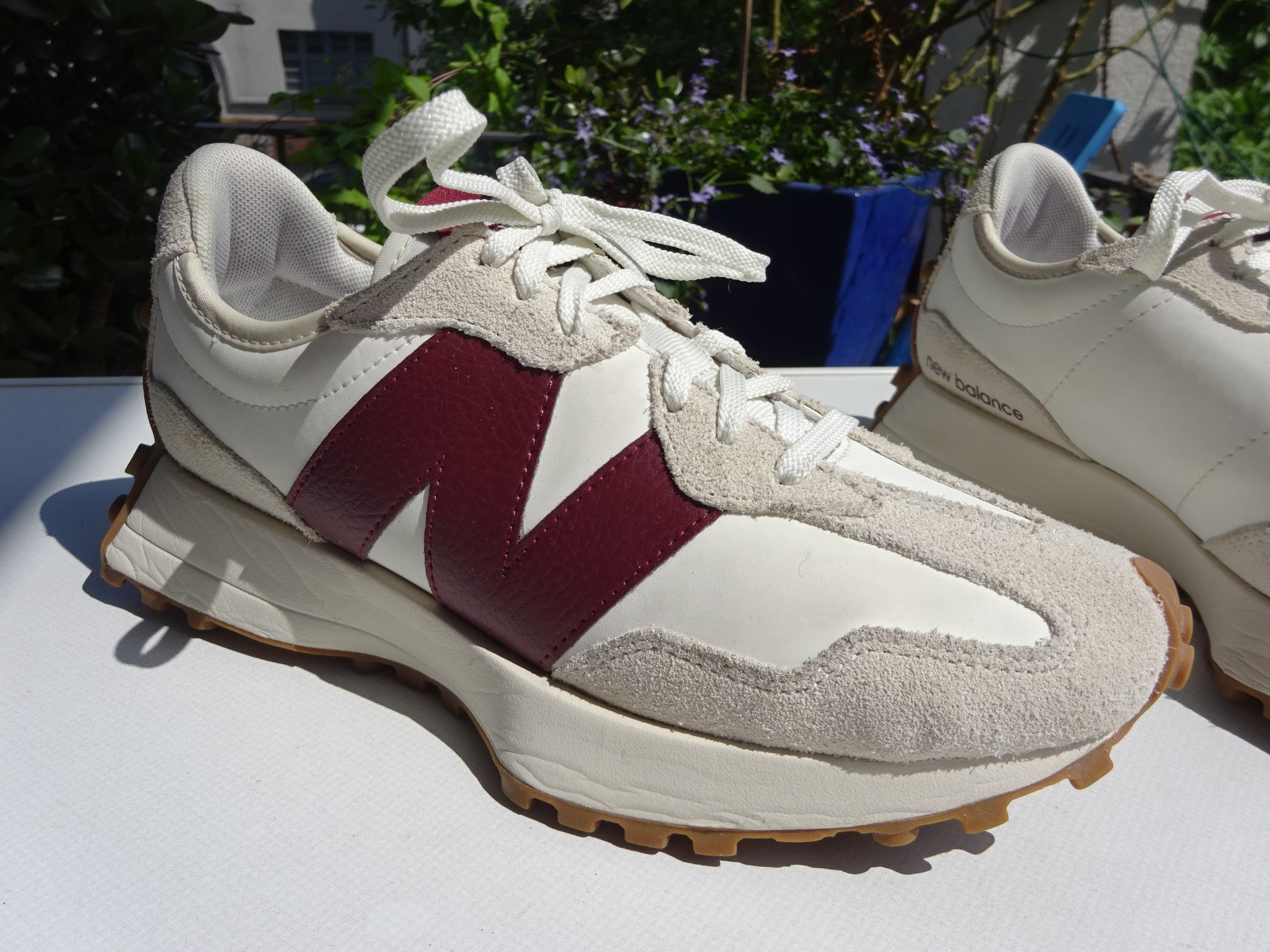 NEW BALANCE 327 WS327KA Sneakers Dam Schuhe Eco-Leder Wildleder Gr.39(UK6) Neuw