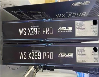 Asus X299 WS Pro LGA 2066 Socket Dual M2 Motherboard  support Core I9-10940X