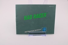 Nintendo NES Rad Racer MANUAL ONLY