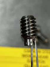 QTH BOSTON GEAR STEEL 32 PITCH WORM GEAR 4 LEADS 3/16” BORE WITH 5/64” PIN HOLE