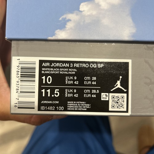 Nike Air Jordan 3 Retro Seoul 2.0 Hombre 10 - Imagen 3 de 3