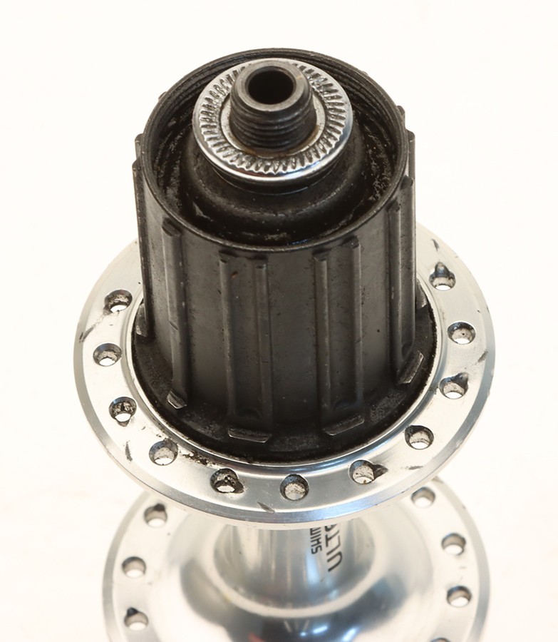 Shimano Ultegra FH-6500 Rear Hub 32h Silver 9 Speed 130mm Vintage