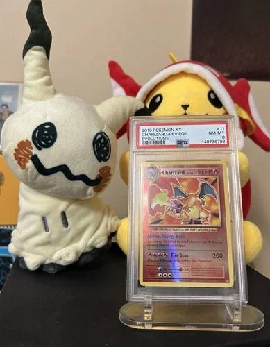 PSA 8 Charizard NM-MT 11/108 XY Evolutions Reverse Holo Rare Pokémon 2016
