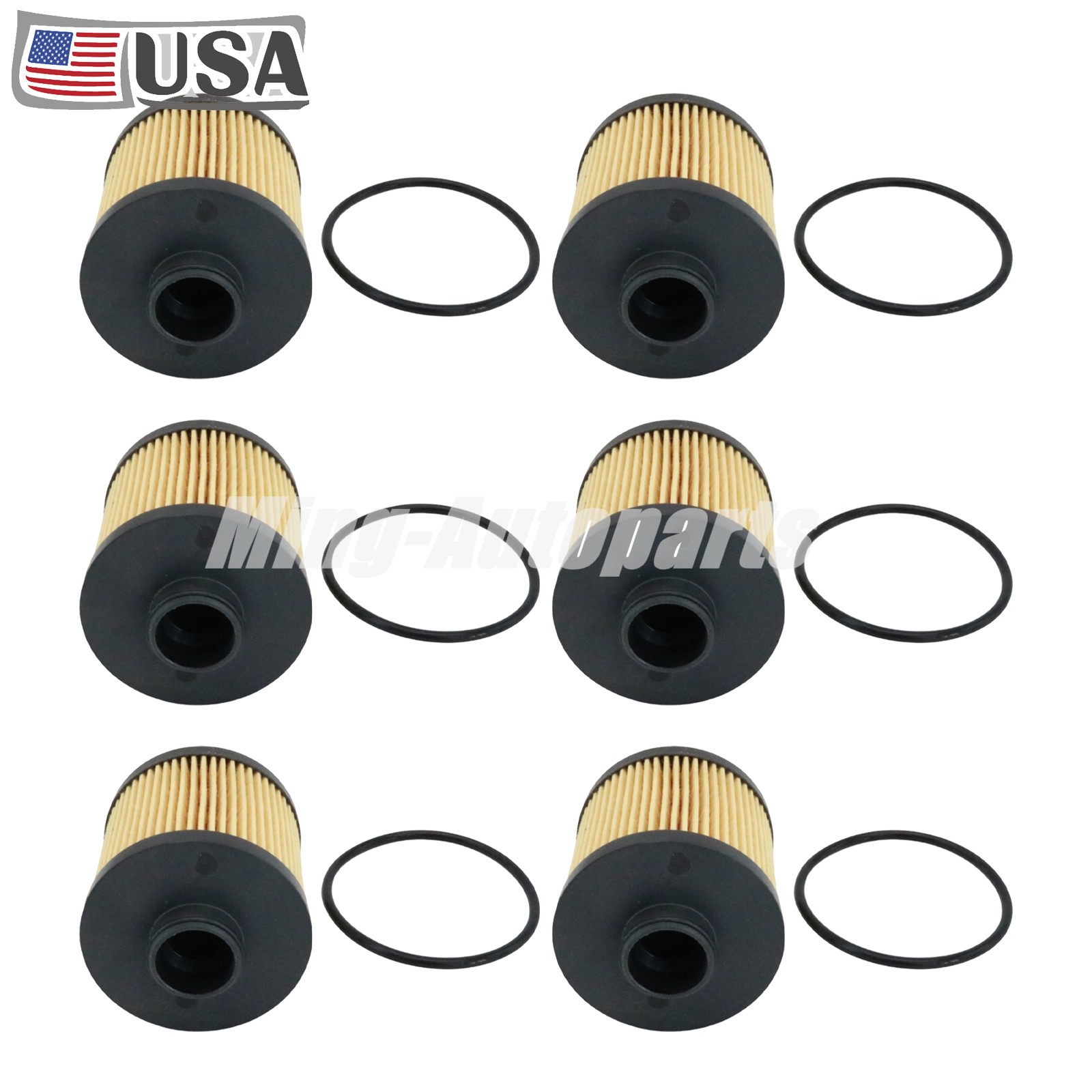 6X Oil Filter For Lamborghini Gallardo Spyder Coupe Superleggera SE Base Nera US