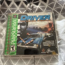 Driver Video Game Sony PlayStation 1 PS1, 1999 Complete w/ Manual Tested