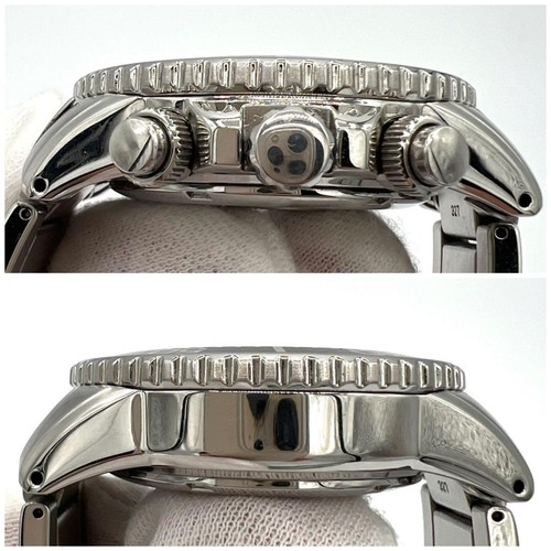 SEIKO Prospex V175-0AD0 Solar Chronograph Men's Diver Watch Blue - Picture 4 of 11