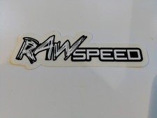 RawSpeed RawSpeed Racing RC Sticker Decal Sheet 3"x1" New