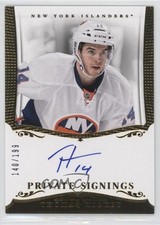 2013-14 Panini Titanium Private Signings 140/199 Thomas Hickey #PS-HI Auto 6c5