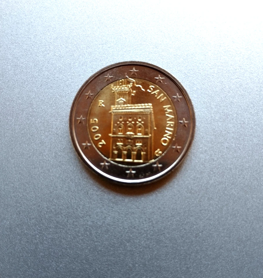 Pièce neuve 2 euros Saint Marin 2005 NEUVE - Photo 1/1