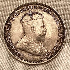 ~ 1910 Australia Sixpence Edward VII - First Year Issue Choice AU