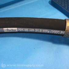 Parker 721-20 Hydraulic Industry Standard Hose 2500-4000 PSI - 72 USIP