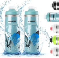 ROCKBROS Bike Water Bottle 620ml Insulation Sport Squeeze with Leakproof Design