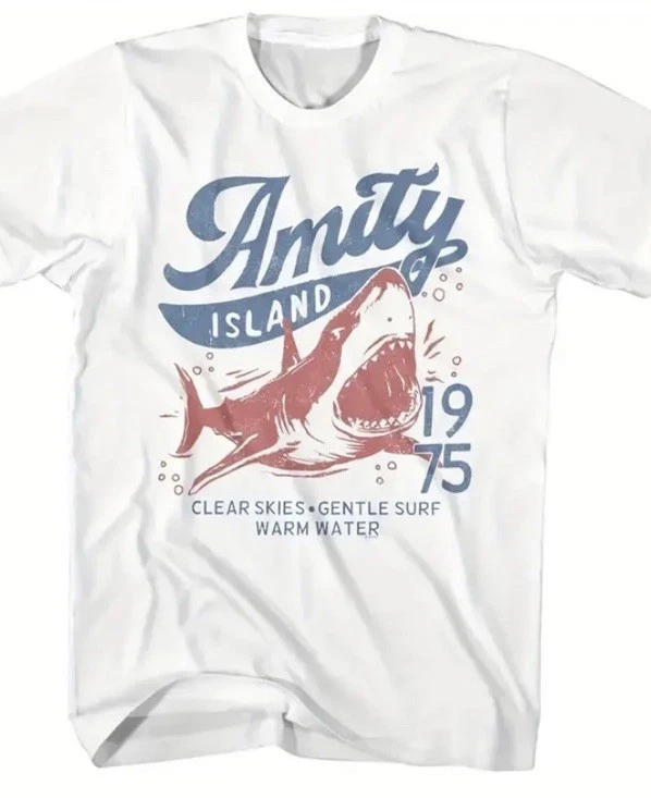 Jaws The Movie T-Shirt 1975 Amity Island New Officially Licensed Tee - Large - Image 3 of 3