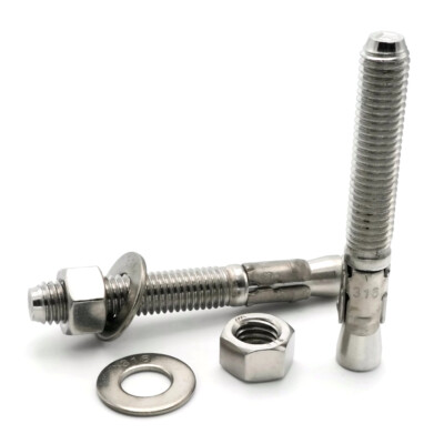 3/8''-16 Wedge Anchors 316 Stainless Steel Concrete Masonry Expansion Anchors