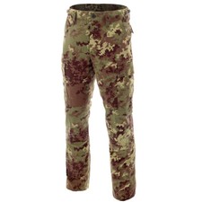 BDU Ripstop Trousers Mens Combat Cargo Pants Italian Army Vegetato Woodland Camo
