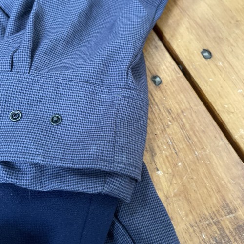 Zero Restriction Jacket Men's XL Blue Pullover Windbreaker Golf Long Sleeve Snap - Picture 10 of 15