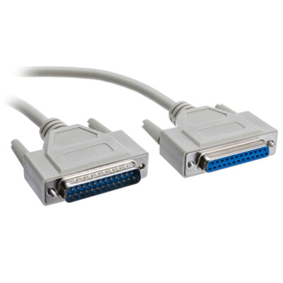 P98C PC parallel Verlängerungskabel D-Sub 25 Stecker zu Buchse Drucker Kabel 3m