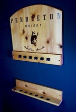New Pendleton Wall Mount Billiards Pool Cue Stick Rack