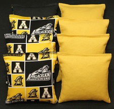 All Weather APPALACHIAN STATE University Mountaineers Resin CORNHOLE BEAN BAGS