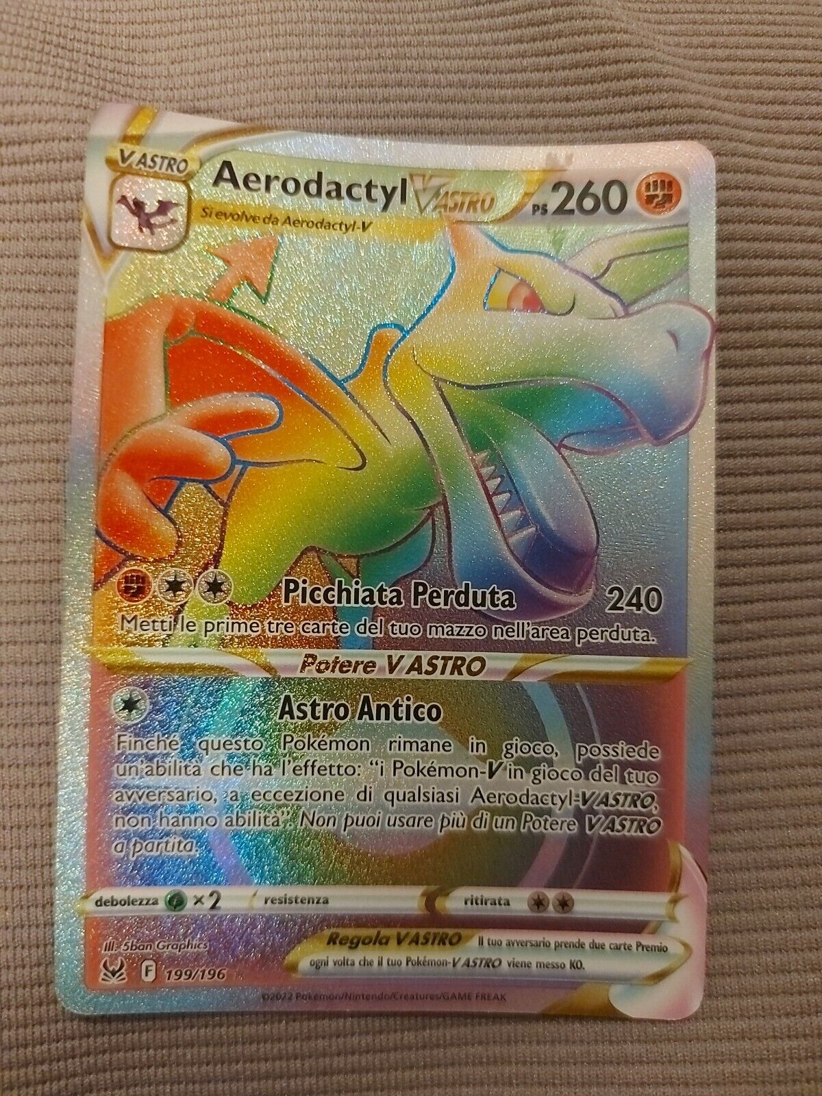 aerodactyl carta Pokemon - Collezionismo In vendita a Bergamo