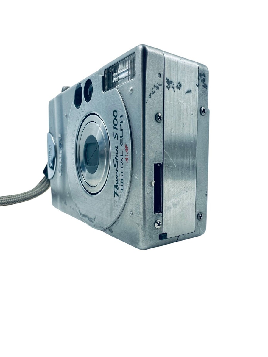 Canon PowerShot S100 2.1MP Digital Camera Silver Parts/Repair