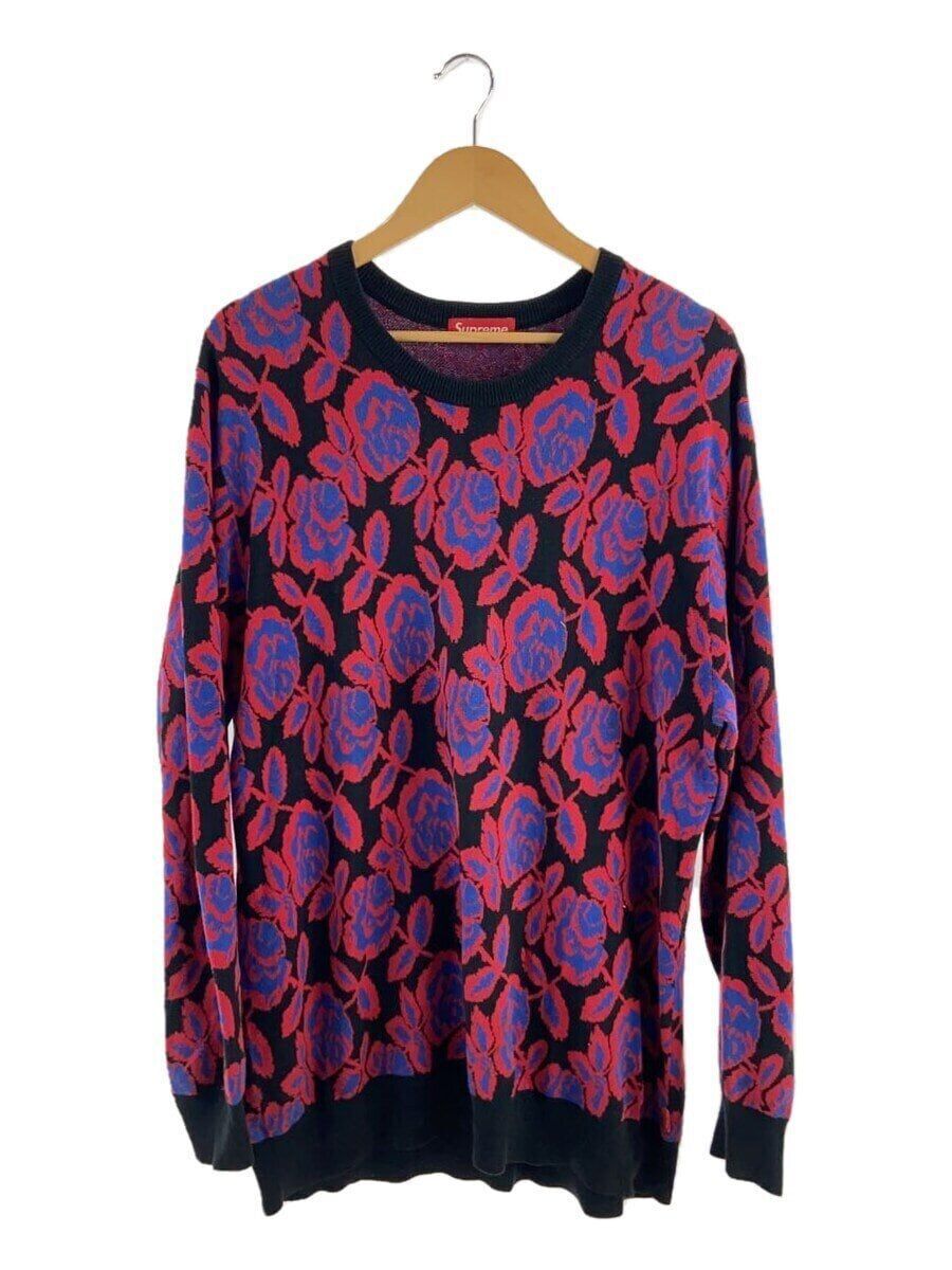 Supreme knit sweater 12AW Rose (thin XL cotton RED full Supreme knit sweater 12AW Rose (thin XL cotton RED full