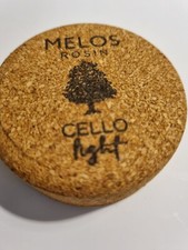 SPR'25 Kolophonium LIGHT Cello von MELOS 'World's Finest Kolophonium!' korksockel montagekasten