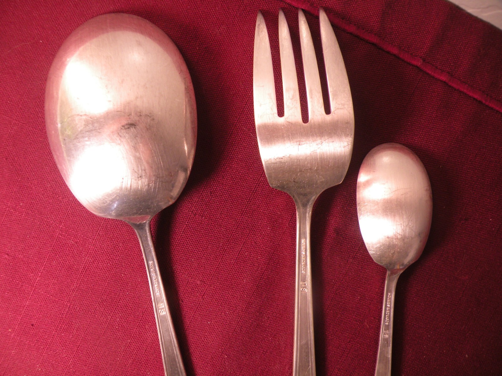 CENTURY International Silver Plate 1923 Casserole Spoon Serving Fork Sugar Spoon