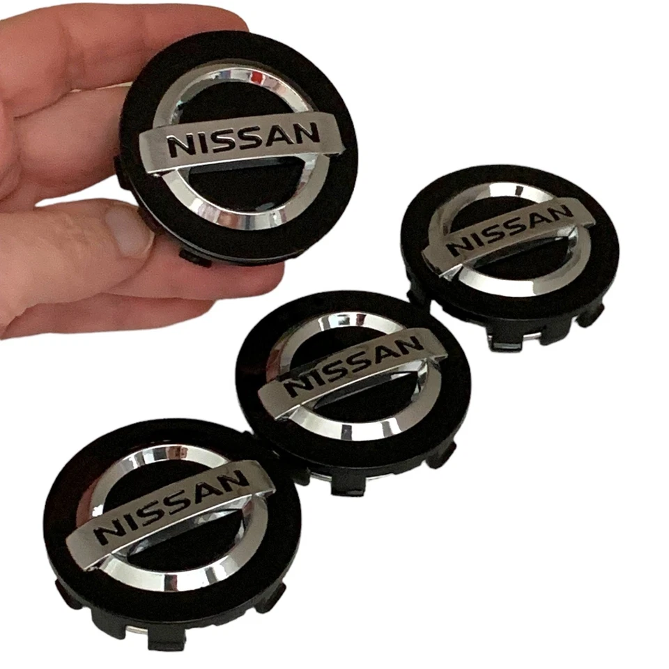 4pcs Nissan Wheel Center Caps 54mm Rim Hub Covers for Rogue Sport Quest Murano - Image 2 of 2