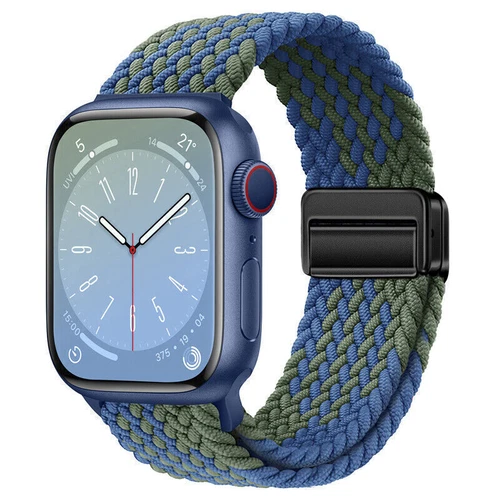 Magnet Nylon Armband für Apple Watch Ultra 2 49mm & Serie 1-9,Ersatzband 38-45mm - Bild 65 von 101