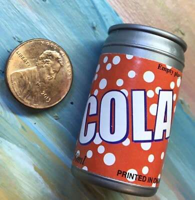 Mini Fake Play Food  3D MAGNET Drink Beverage POP-TOP SODA COLA CAN C36