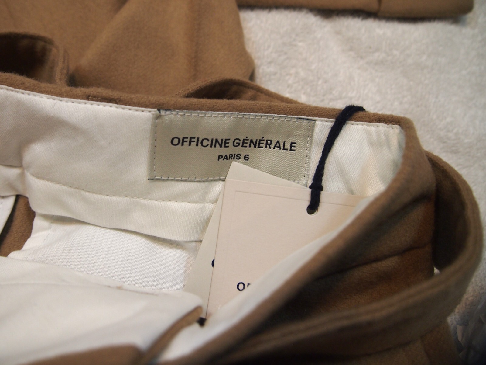 Officine Generale Hugo Pleat Wool & Cashmere Flannel Pants NWT $645 30 Waist image 9