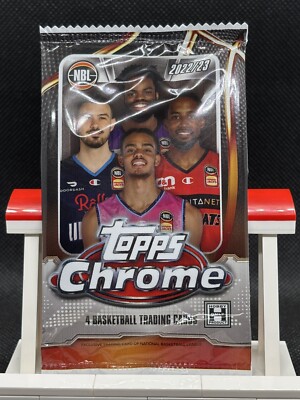2022-23 Topps Chrome NBL Basketball 4 Card Pack  - Possible Special #'d and Auto
