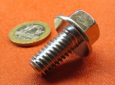 Flanged Bolt, Grade 5 Steel, Zinc FT, 3/8''-16 x 3/4'' Length, 25 Pc