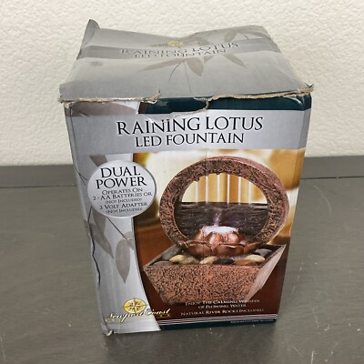 Raining Lotus LED Fountain Newport Coast Collection (Open Box)