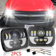 For Chevrolet Astro Express Cargo Van Pair 5x7 7x6 Led Headlights Sealed Hilo For Chevrolet Astro Express Cargo Van Pair 5x7 7x6 Led Headlights Sealed Hilo