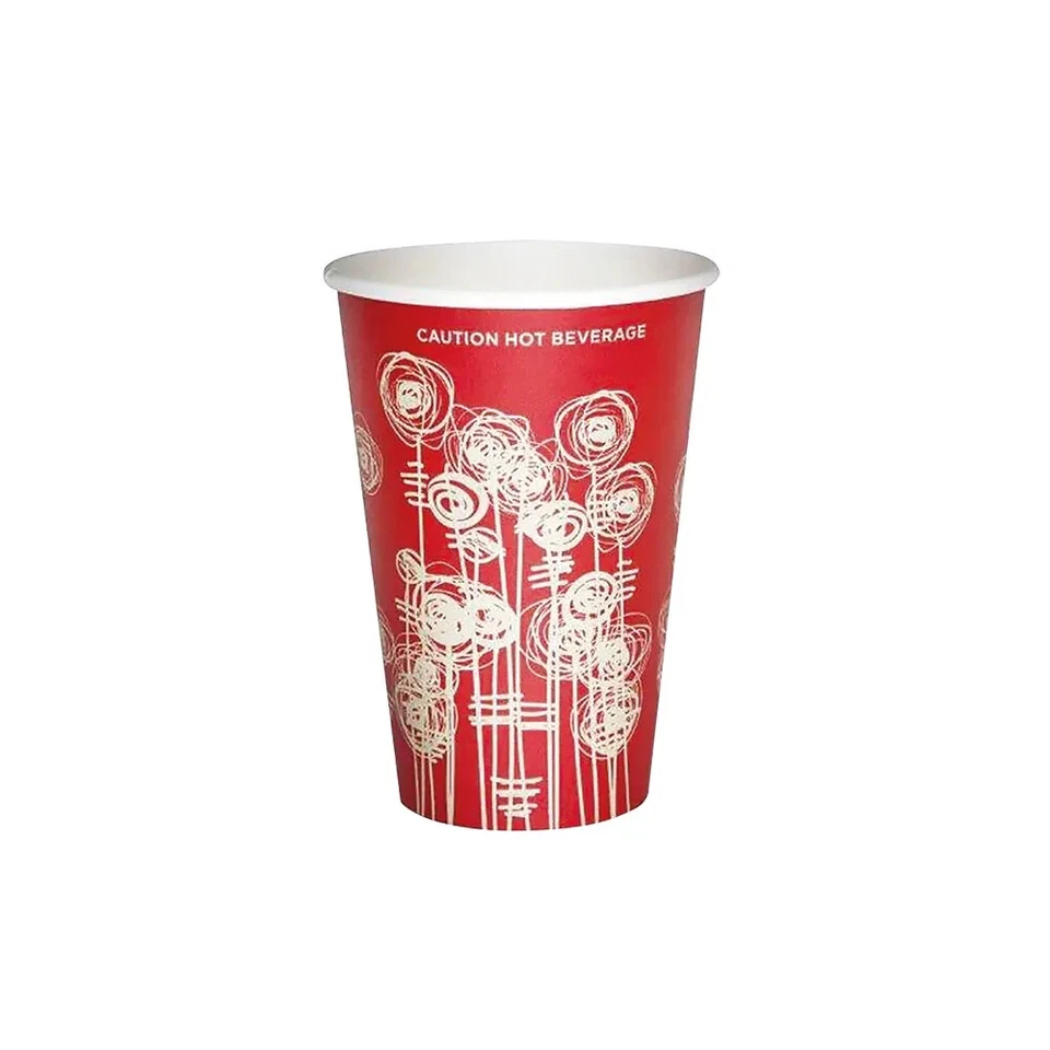 VALUE PRODUCT Paper Vending Cup 9oz 25cl Swirl Design Pack of 1000 HHPAVC09A