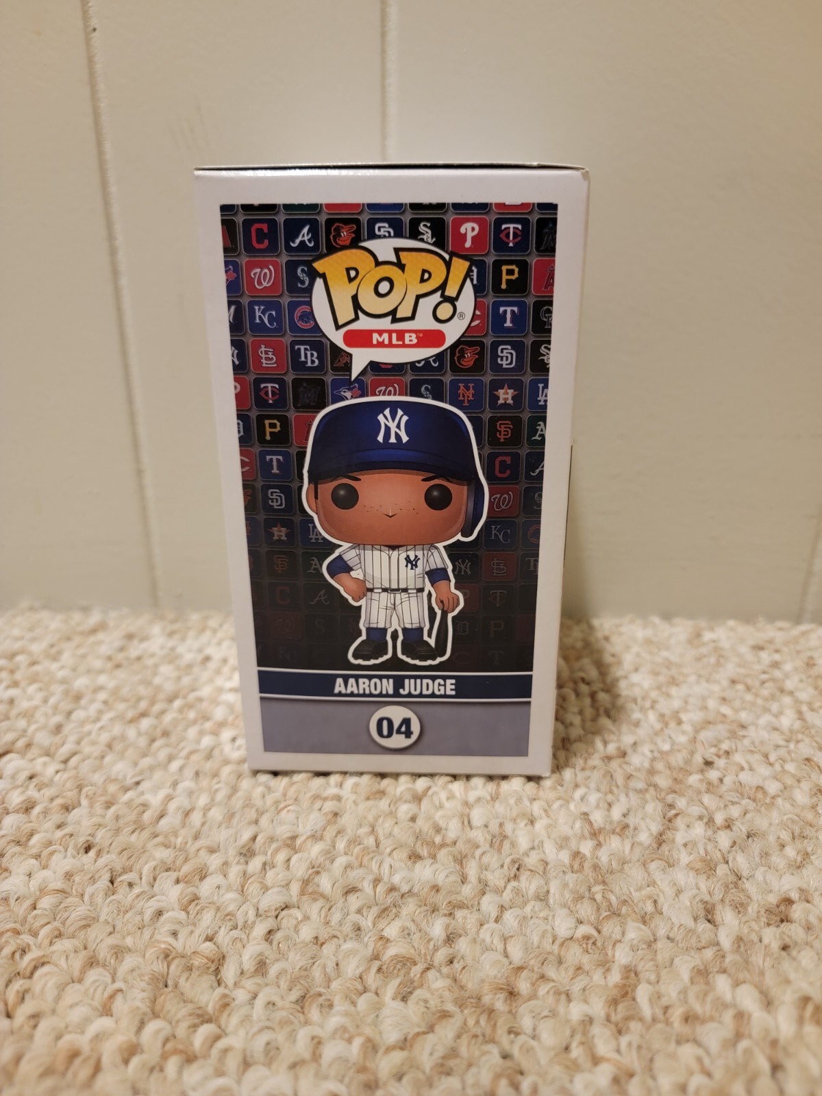 AARON JUDGE MLB NEW YORK YANKEES BASEBALL #04 FUNKO POP FIGURE GRAY GREY JERSEY