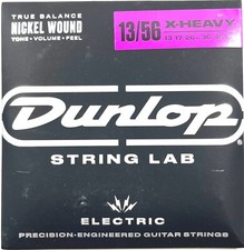 Dunlop Guitar Strings Electric Nickel Wound Extra Heavy 13-56 Dunlop String Lab
