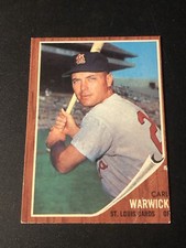 1962 Topps Carl Warwick #202 Rookie RC VG Crease