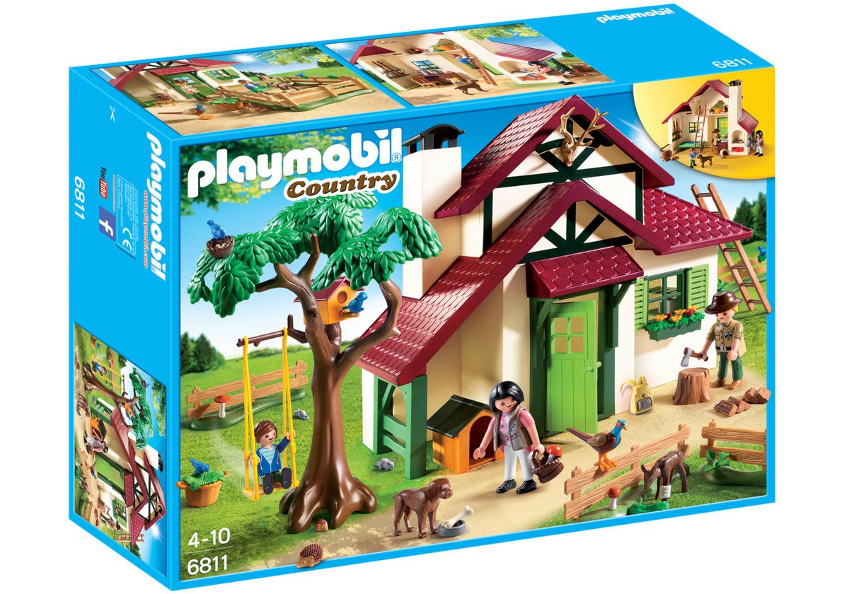Playmobil Country Forest Ranger's House Set 6811 New, Factory