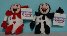 Retired Disney Store exclusive Alice in Wonderland Black  Red Ace pairs w/ tag