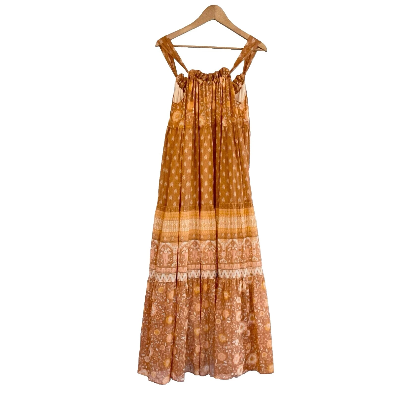 Vestido Casual Maxi De Algodón Gypsy para Mujeres