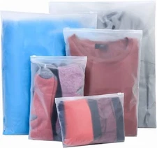 20 Pcs Travel Storage Bags, Clothes Packaging Bags, Reusable Plastic Ziplock Bag