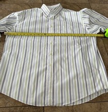 Brooks Brothers 346 Button Mens Shirt XL Non-Iron Check Plaid 100 Supima Cotton